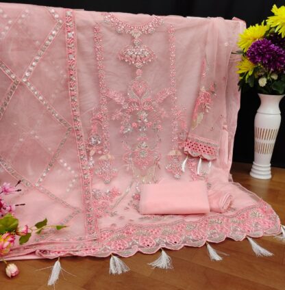 KF 131 NET WITH SEQUENCE EMBROIDERY WORK PAKISTANI SUITS FOR WOMEN - Image 2