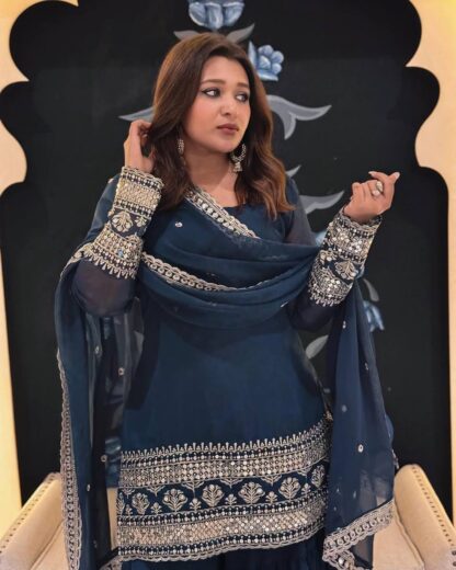 LC 1368 FLAIRED KURTI & SHARARA SET DEALER IN SURAT