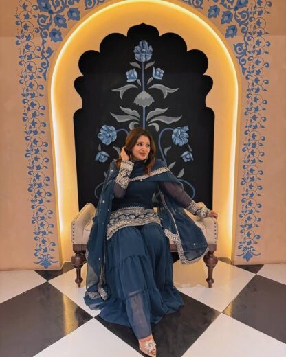 LC 1368 FLAIRED KURTI & SHARARA SET DEALER IN SURAT - Image 10
