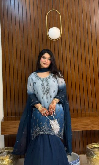 LC 1370 CHINON SILK KURTI & SHARARA SET ONLINE SHOPPINGLC 1370 CHINON SILK KURTI & SHARARA SET ONLINE SHOPPING