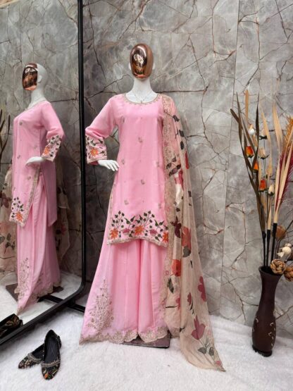 LG 1883 CHINON GHARARA AND DUPATTA WHOLESALE PRICE BEST QUALITY PAKISTANI SUITS, LG 1883 CHINON GHARARA, PAKISTANI SALWAR KAMEEZ, PAKISTANI SUITS AT MANUFACTURER PRICE, PAKISTANI SUITS BEST PRICE, PAKISTANI SUITS COLLECTION, PAKISTANI SUITS IN SINGLE, PAKISTANI SUITS IN SURAT, PAKISTANI SUITS MANUFACTURER IN SURAT, PAKISTANI SUITS ONLINE SHOPPING, PAKISTANI SUITS ONLINE SHOPPING IN INDIA, PAKISTANI SUITS WHOLESALE, PAKISTANI SUITS WHOLESALE DELHI, ZIAAZ DESIGNS 901 SEMI STITCHED  GHARARA, Pakistani Suits, READYMADE, Salwar Kameez, SEMI STITCHED, Single, Suits