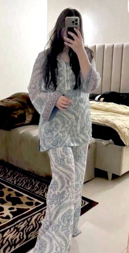 PD1112 SIFON GEORGETTE FARSI PLAZZO SET AT SINGLE PIECE PD1112 SIFON GEORGETTE, SALWAR KAMEEZ WHOLESALER  CO ORD SET, PD, PLAZZO, Single, Suits