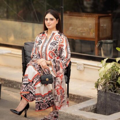 PD1113 AMERICAN CRAPE TOP WITH PLAZZO & DUPATTA SET ONLINE PD1113 AMERICAN CRAPE, SALWAR KAMEEZ WHOLESALER  CO ORD SET, PD, PLAZZO, Single, Suits
