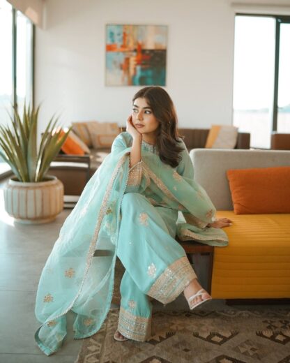 PD1114 CREPE TOP & FARSHI PLAZZO WITH DUPATTA SET WHOLESALE PD1114, SALWAR KAMEEZ WHOLESALER  CO ORD SET, PD, PLAZZO, Single, Suits