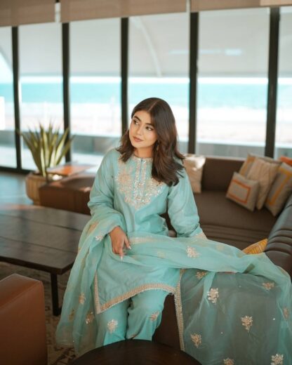 PD1114 CREPE TOP & FARSHI PLAZZO WITH DUPATTA SET WHOLESALE PD1114, SALWAR KAMEEZ WHOLESALER  CO ORD SET, PD, PLAZZO, Single, Suits