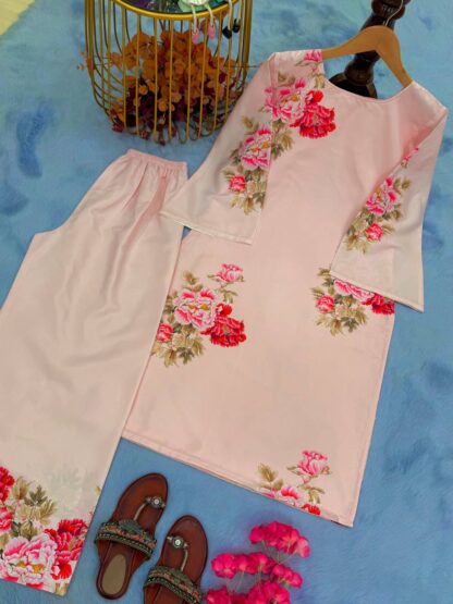 PD1115 CREAM CREPE PLAZZO CO ORD SET AT BEST PRICE PD1115 CREAM, SALWAR KAMEEZ WHOLESALER  CO ORD SET, PD, PLAZZO, Single, Suits