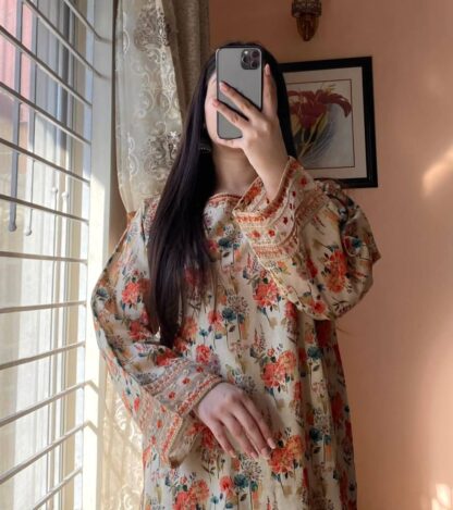 PD1117 PURE NATURAL CREPE PRINTED & EMBROIDERED CO ORD SET PD1117, SALWAR KAMEEZ WHOLESALER  PD, PLAZZO, Single, Suits
