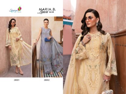 SANIYA TRENDZ 28001 MARIA B LAWN VOL-28 PAKISTANI SUITS WITH PRICE BEST QUALITY PAKISTANI SUITS, DESIGNER SUITS WHOLESALER, ONLINE SHOPPING SUITS, SALWAR KAMEEZ WHOLESALER, SANIYA TRENDZ 28001 MARIA B LAWN VOL-28  Pakistani Suits, SANIYA TRENDZ, Suits