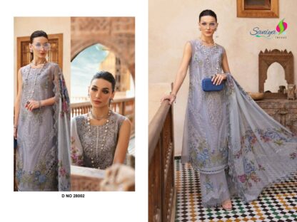 SANIYA TRENDZ 28002 MARIA B LAWN VOL-28 PAKISTANI SUITS FOR WOMEN BEST QUALITY PAKISTANI SUITS, DESIGNER SUITS WHOLESALER, ONLINE SHOPPING SUITS, SALWAR KAMEEZ WHOLESALER, SANIYA TRENDZ 28002 MARIA B LAWN VOL-28  Pakistani Suits, SANIYA TRENDZ, Suits