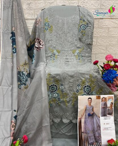 SANIYA TRENDZ 28002 MARIA B LAWN VOL-28 PAKISTANI SUITS FOR WOMEN BEST QUALITY PAKISTANI SUITS, DESIGNER SUITS WHOLESALER, ONLINE SHOPPING SUITS, SALWAR KAMEEZ WHOLESALER, SANIYA TRENDZ 28002 MARIA B LAWN VOL-28  Pakistani Suits, SANIYA TRENDZ, Suits