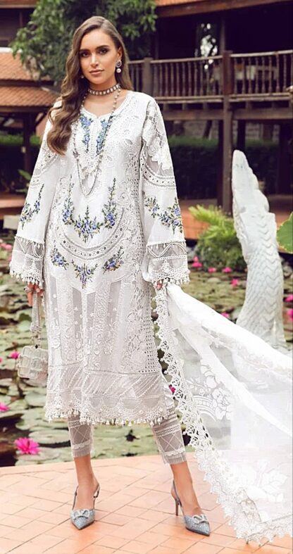 SERINE S 343 A GEORGETTE PAKISTANI SUITS AT BEST PRICE SALWAR KAMEEZ WHOLESALER, SERINE S 343 A GEORGETTE  Single, Suits, ZIAAZ DESIGNS