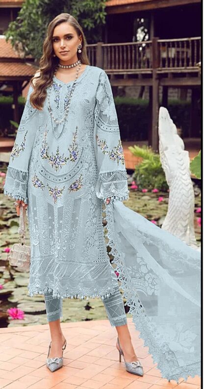 SERINE S 343 C GEORGETTE PAKISTANI SUITS ONLINE INDIA SALWAR KAMEEZ WHOLESALER, SERINE S 343 C GEORGETTE  Single, Suits, ZIAAZ DESIGNS