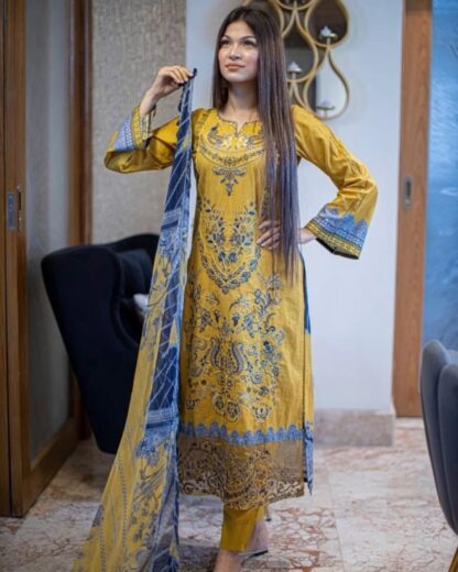 TAJ CREATION 584 COTTON PAKISTANI SUITS ONLINE SUPPLIER - Image 4