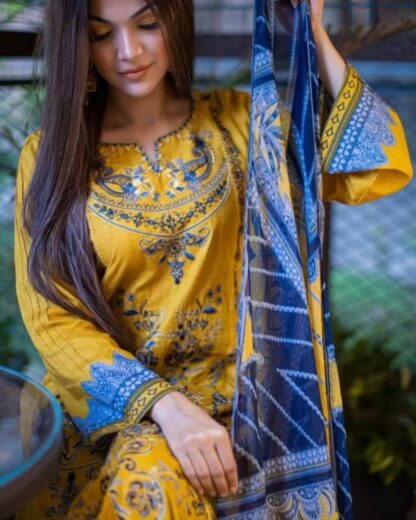 TAJ CREATION 584 COTTON PAKISTANI SUITS ONLINE SUPPLIER - Image 3