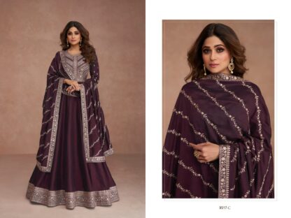 AASHIRWAD CREATION 9517 C NAVYA PREMIUM SILK SUITS DESIGN 2025