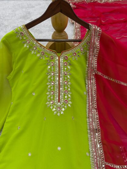 JL 1031 BUY KURTI WITH FLAIRED PLAZZO SET FOR WOMEN IN INDIA - Image 5