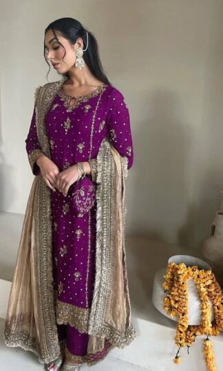 LG 1923 PURPLE ORIGINAL MOTTI HANDMADE WORK SUITS ONLINE INDIALG 1923 PURPLE ORIGINAL MOTTI HANDMADE WORK SUITS ONLINE INDIA