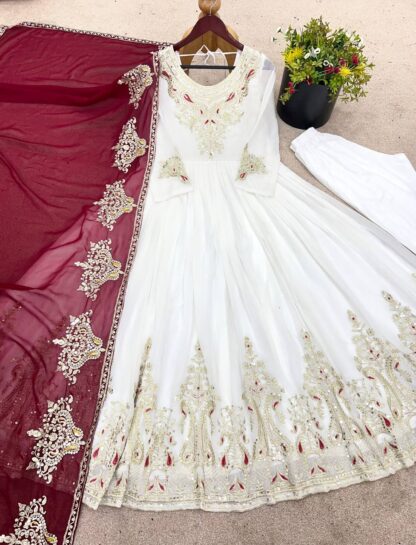 ZF 5008 GOWN WHOLESALER IN SURAT ZF 5008 GOWN WHOLESALER IN SURAT  DEEPSY SUITS, Pakistani Suits, RIWAYAT, Salwar Kameez, Single, Suits