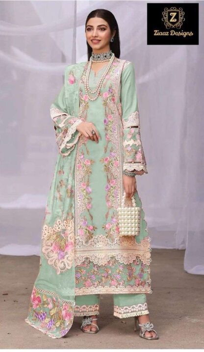 ZIAAZ DESIGNS 773 A PAKISTANI SUITS AT THE BEST PRICE BEST QUALITY PAKISTANI SUITS, PAKISTANI SALWAR KAMEEZ, PAKISTANI SUITS AT MANUFACTURER PRICE, PAKISTANI SUITS BEST PRICE, PAKISTANI SUITS COLLECTION, PAKISTANI SUITS IN SINGLE, PAKISTANI SUITS IN SURAT, PAKISTANI SUITS MANUFACTURER IN SURAT, PAKISTANI SUITS ONLINE SHOPPING, PAKISTANI SUITS ONLINE SHOPPING IN INDIA, PAKISTANI SUITS WHOLESALE, PAKISTANI SUITS WHOLESALE DELHI, ZIAAZ DESIGNS 773 A  Pakistani Suits, READYMADE, Salwar Kameez, SEMI STITCHED, Single, Suits, ZIAAZ DESIGNS