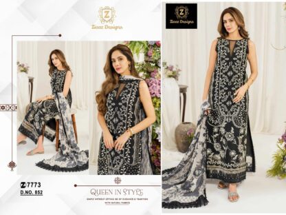 ZIAAZ DESIGNS 852 PAKISTANI SUITS FOR WOMEN