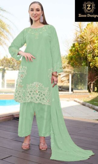ZIAAZ DESIGNS 881 B COTTON SEMI STITCHED PAKISTANI SUITS FOR WOMENZIAAZ DESIGNS 881 B COTTON SEMI STITCHED PAKISTANI SUITS FOR WOMEN