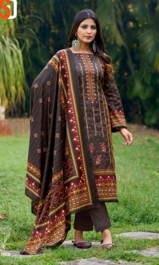 SHRADDHA DESIGNER 1008 BIN SAEED COTTON PAKISTANI SUITSSHRADDHA DESIGNER 1008 BIN SAEED COTTON PAKISTANI SUITS