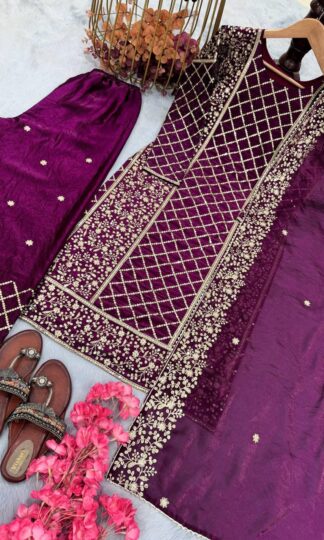 PD 1088 WINE PAKISTANI SUITS LATEST COLLECTIONPD 1088 WINE PAKISTANI SUITS LATEST COLLECTION