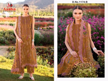 AASHA DESIGNER 1174 B PAKISTANI SUITS ONLINE INDIA AASHA DESIGNER 1174 B PAKISTANI SUITS ONLINE INDIA, BEST QUALITY PAKISTANI SUITS, ONLINE SHOPPING SUITS, PAKISTANI SALWAR KAMEEZ, PAKISTANI SUITS AT MANUFACTURER PRICE, PAKISTANI SUITS BEST PRICE, PAKISTANI SUITS IN SURAT, PAKISTANI SUITS ONLINE SHOPPING  AASHA DESIGNER, Pakistani Suits, PAKISTANI SUITS BRAND, PAKISTANI SUITS DESIGN, PAKISTANI SUITS FOR WOMEN, PAKISTANI SUITS IN INDIA, PAKISTANI SUITS ONLINE, PAKISTANI SUITS ONLINE INDIA, PAKISTANI SUITS SURAT, PAKISTANI WHOLESALE CLOTHES SUPPLIER, Single, SINGLE PIECE PAKISTANI SUITS ONLINE, Suits, WHOLESALE PAKISTANI SUITS IN SURAT