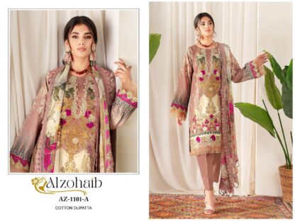 ALZOHAIB AZ 1101 ONLINE SHOPPING WITH PRICE ALZOHAIB AZ 1101, PAKISTANI SUITS IN SINGLE, PAKISTANI SUITS LATEST COLLECTION, PAKISTANI SUITS MANFUACTURER, PAKISTANI SUITS WHOLESALER, SALWAR KAMEEZ WHOLESALER  AL KHUSHBU, ALZOHAIB, Pakistani Suits, PAKISTANI SUITS BRAND, PAKISTANI SUITS DESIGN, PAKISTANI SUITS FOR WOMEN, PAKISTANI SUITS IN INDIA, PAKISTANI SUITS ONLINE, PAKISTANI SUITS ONLINE INDIA, PAKISTANI SUITS SURAT, PAKISTANI WHOLESALE CLOTHES SUPPLIER, Single, Suits