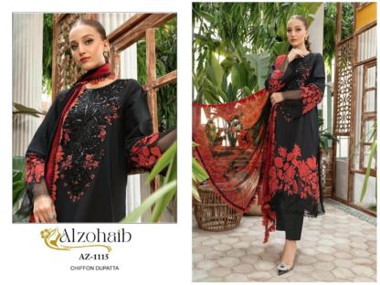 ALZOHAIB AZ 1115 ONLINE WHOLESALE IN SURAT ALZOHAIB AZ 1115, PAKISTANI SUITS IN SINGLE, PAKISTANI SUITS LATEST COLLECTION, PAKISTANI SUITS MANFUACTURER, PAKISTANI SUITS WHOLESALER, SALWAR KAMEEZ WHOLESALER  AL KHUSHBU, ALZOHAIB, Pakistani Suits, PAKISTANI SUITS BRAND, PAKISTANI SUITS DESIGN, PAKISTANI SUITS FOR WOMEN, PAKISTANI SUITS IN INDIA, PAKISTANI SUITS ONLINE, PAKISTANI SUITS ONLINE INDIA, PAKISTANI SUITS SURAT, PAKISTANI WHOLESALE CLOTHES SUPPLIER, Single, Suits