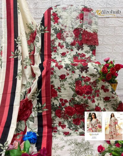 ALZOHAIB AZ 1329 A PAKISTANI SUITS WHOLESALE PRICE ALZOHAIB AZ 1101, ALZOHAIB AZ 1329 A, PAKISTANI SUITS IN SINGLE, PAKISTANI SUITS LATEST COLLECTION, PAKISTANI SUITS MANFUACTURER, PAKISTANI SUITS WHOLESALER, SALWAR KAMEEZ WHOLESALER  AL KHUSHBU, ALZOHAIB, Pakistani Suits, PAKISTANI SUITS BRAND, PAKISTANI SUITS DESIGN, PAKISTANI SUITS FOR WOMEN, PAKISTANI SUITS IN INDIA, PAKISTANI SUITS ONLINE, PAKISTANI SUITS ONLINE INDIA, PAKISTANI SUITS SURAT, PAKISTANI WHOLESALE CLOTHES SUPPLIER, Single, Suits