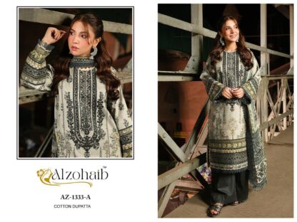 ALZOHAIB AZ 1333 A PAKISTANI SUITS IN SINGLE PIECE ALZOHAIB AZ 1333 A, PAKISTANI SUITS IN SINGLE, PAKISTANI SUITS LATEST COLLECTION, PAKISTANI SUITS MANFUACTURER, PAKISTANI SUITS WHOLESALER, SALWAR KAMEEZ WHOLESALER  AL KHUSHBU, ALZOHAIB, Pakistani Suits, PAKISTANI SUITS BRAND, PAKISTANI SUITS DESIGN, PAKISTANI SUITS FOR WOMEN, PAKISTANI SUITS IN INDIA, PAKISTANI SUITS ONLINE, PAKISTANI SUITS ONLINE INDIA, PAKISTANI SUITS SURAT, PAKISTANI WHOLESALE CLOTHES SUPPLIER, Single, Suits