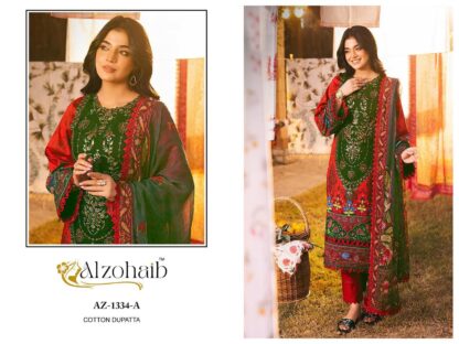 ALZOHAIB AZ 1334 A PAKISTANI SUITS IN INDIA ALZOHAIB AZ 1334 A, PAKISTANI SUITS IN SINGLE, PAKISTANI SUITS LATEST COLLECTION, PAKISTANI SUITS MANFUACTURER, PAKISTANI SUITS WHOLESALER, SALWAR KAMEEZ WHOLESALER  AL KHUSHBU, ALZOHAIB, Pakistani Suits, PAKISTANI SUITS BRAND, PAKISTANI SUITS DESIGN, PAKISTANI SUITS FOR WOMEN, PAKISTANI SUITS IN INDIA, PAKISTANI SUITS ONLINE, PAKISTANI SUITS ONLINE INDIA, PAKISTANI SUITS SURAT, PAKISTANI WHOLESALE CLOTHES SUPPLIER, Single, Suits