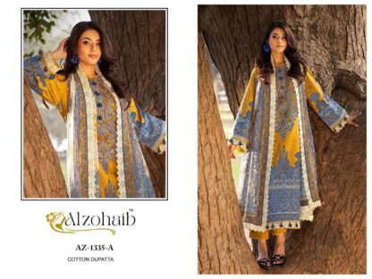 ALZOHAIB AZ 1335 A PAKISTANI SUITS ONLINE SUPPLIER ALZOHAIB AZ 1335 A, PAKISTANI SUITS IN SINGLE, PAKISTANI SUITS LATEST COLLECTION, PAKISTANI SUITS MANFUACTURER, PAKISTANI SUITS WHOLESALER, SALWAR KAMEEZ WHOLESALER  AL KHUSHBU, ALZOHAIB, Pakistani Suits, PAKISTANI SUITS BRAND, PAKISTANI SUITS DESIGN, PAKISTANI SUITS FOR WOMEN, PAKISTANI SUITS IN INDIA, PAKISTANI SUITS ONLINE, PAKISTANI SUITS ONLINE INDIA, PAKISTANI SUITS SURAT, PAKISTANI WHOLESALE CLOTHES SUPPLIER, Single, Suits
