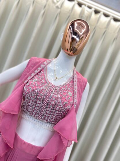 BE 332 PINK WESTERN OUTFIT FOR TRENDY WEDDING SEASON BE 332 PINK, BEST QUALITY PAKISTANI SUITS, ONLINE SHOPPING SUITS, PAKISTANI SALWAR KAMEEZ, PAKISTANI SUITS AT MANUFACTURER PRICE, PAKISTANI SUITS BEST PRICE, PAKISTANI SUITS IN SURAT, PAKISTANI SUITS ONLINE SHOPPING  BE, READYMADE, Single, Suits, THE LIBAS COLLECTION