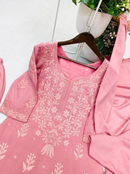 BE 368 KURTA PLAZZO & DUPATTA WITH EMBROIDERY WORK WHOLESALE BE 368, BEST QUALITY PAKISTANI SUITS, ONLINE SHOPPING SUITS, PAKISTANI SALWAR KAMEEZ, PAKISTANI SUITS AT MANUFACTURER PRICE, PAKISTANI SUITS BEST PRICE, PAKISTANI SUITS IN SURAT, PAKISTANI SUITS ONLINE SHOPPING  BE, READYMADE, Single, Suits, THE LIBAS COLLECTION
