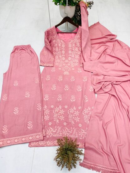 BE 368 KURTA PLAZZO & DUPATTA WITH EMBROIDERY WORK WHOLESALE BE 368, BEST QUALITY PAKISTANI SUITS, ONLINE SHOPPING SUITS, PAKISTANI SALWAR KAMEEZ, PAKISTANI SUITS AT MANUFACTURER PRICE, PAKISTANI SUITS BEST PRICE, PAKISTANI SUITS IN SURAT, PAKISTANI SUITS ONLINE SHOPPING  BE, READYMADE, Single, Suits, THE LIBAS COLLECTION