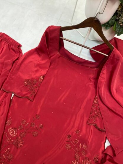 BE 369 CREAPE SILK FARSI SALWAR SUIT AT BEST PRICE BE 369 CREAPE SILK FARSI SALWAR SUIT, BEST QUALITY PAKISTANI SUITS, ONLINE SHOPPING SUITS, PAKISTANI SALWAR KAMEEZ, PAKISTANI SUITS AT MANUFACTURER PRICE, PAKISTANI SUITS BEST PRICE, PAKISTANI SUITS IN SURAT, PAKISTANI SUITS ONLINE SHOPPING  BE, READYMADE, Single, Suits, THE LIBAS COLLECTION