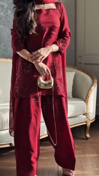 BE 369 CREAPE SILK FARSI SALWAR SUIT AT BEST PRICE BE 369 CREAPE SILK FARSI SALWAR SUIT, BEST QUALITY PAKISTANI SUITS, ONLINE SHOPPING SUITS, PAKISTANI SALWAR KAMEEZ, PAKISTANI SUITS AT MANUFACTURER PRICE, PAKISTANI SUITS BEST PRICE, PAKISTANI SUITS IN SURAT, PAKISTANI SUITS ONLINE SHOPPING  BE, READYMADE, Single, Suits, THE LIBAS COLLECTION