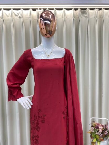 BE 369 CREAPE SILK FARSI SALWAR SUIT AT BEST PRICE BE 369 CREAPE SILK FARSI SALWAR SUIT, BEST QUALITY PAKISTANI SUITS, ONLINE SHOPPING SUITS, PAKISTANI SALWAR KAMEEZ, PAKISTANI SUITS AT MANUFACTURER PRICE, PAKISTANI SUITS BEST PRICE, PAKISTANI SUITS IN SURAT, PAKISTANI SUITS ONLINE SHOPPING  BE, READYMADE, Single, Suits, THE LIBAS COLLECTION