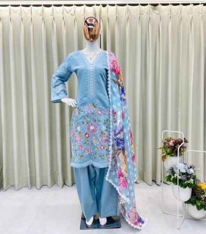 BE 373 SKY BLUE ROMAN SILK FARSI SALWAR SUITS WHOLESALE BE 373 SKY BLUE ROMAN SILK FARSI SALWAR SUITS, BEST QUALITY PAKISTANI SUITS, ONLINE SHOPPING SUITS, PAKISTANI SALWAR KAMEEZ, PAKISTANI SUITS AT MANUFACTURER PRICE, PAKISTANI SUITS BEST PRICE, PAKISTANI SUITS IN SURAT, PAKISTANI SUITS ONLINE SHOPPING  BE, READYMADE, Single, Suits, THE LIBAS COLLECTION