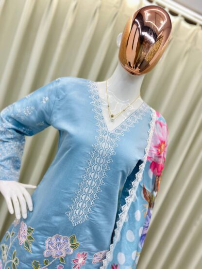 BE 373 SKY BLUE ROMAN SILK FARSI SALWAR SUITS WHOLESALE BE 373 SKY BLUE ROMAN SILK FARSI SALWAR SUITS, BEST QUALITY PAKISTANI SUITS, ONLINE SHOPPING SUITS, PAKISTANI SALWAR KAMEEZ, PAKISTANI SUITS AT MANUFACTURER PRICE, PAKISTANI SUITS BEST PRICE, PAKISTANI SUITS IN SURAT, PAKISTANI SUITS ONLINE SHOPPING  BE, READYMADE, Single, Suits, THE LIBAS COLLECTION