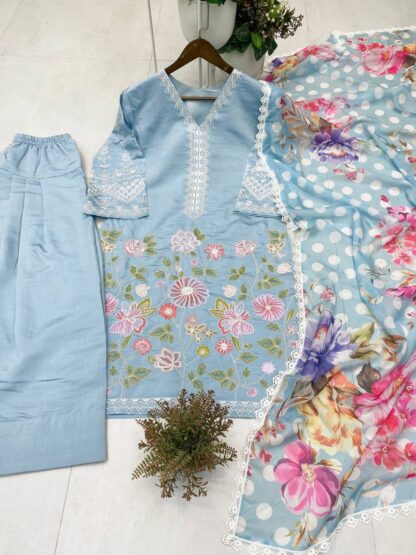 BE 373 SKY BLUE ROMAN SILK FARSI SALWAR SUITS WHOLESALE BE 373 SKY BLUE ROMAN SILK FARSI SALWAR SUITS, BEST QUALITY PAKISTANI SUITS, ONLINE SHOPPING SUITS, PAKISTANI SALWAR KAMEEZ, PAKISTANI SUITS AT MANUFACTURER PRICE, PAKISTANI SUITS BEST PRICE, PAKISTANI SUITS IN SURAT, PAKISTANI SUITS ONLINE SHOPPING  BE, READYMADE, Single, Suits, THE LIBAS COLLECTION