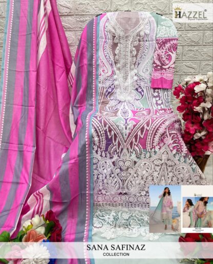 HAZZEL NEW LUXURY LAWN PAKISTANI SUITS WHOLESALE HAZZEL NEW LUXURY LAWN PAKISTANI SUITS WHOLESALE, PAKISTANI SUITS IN SINGLE, PAKISTANI SUITS LATEST COLLECTION, PAKISTANI SUITS MANFUACTURER, PAKISTANI SUITS WHOLESALER, SALWAR KAMEEZ WHOLESALER  AL KHUSHBU, ALZOHAIB, HAZZEL, HAZZEL, Pakistani Suits, PAKISTANI SUITS BRAND, PAKISTANI SUITS DESIGN, PAKISTANI SUITS FOR WOMEN, PAKISTANI SUITS IN INDIA, PAKISTANI SUITS ONLINE, PAKISTANI SUITS ONLINE INDIA, PAKISTANI SUITS SURAT, PAKISTANI WHOLESALE CLOTHES SUPPLIER, Single, Suits