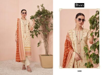 JIHAN 3490 SCARLET LAWN VOL 4 PAKISTANI SUITS ONLINE JIHAN 3490 SCARLET LAWN VOL 4, PAKISTANI SUITS AT THE BEST PRICE, SALWAR KAMEEZ WHOLESALE, SALWAR SUITS IN SINGLE  JIHAN, Pakistani Suits, Salwar Kameez, Single, Suits
