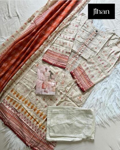 JIHAN 3490 SCARLET LAWN VOL 4 PAKISTANI SUITS ONLINE JIHAN 3490 SCARLET LAWN VOL 4, PAKISTANI SUITS AT THE BEST PRICE, SALWAR KAMEEZ WHOLESALE, SALWAR SUITS IN SINGLE  JIHAN, Pakistani Suits, Salwar Kameez, Single, Suits