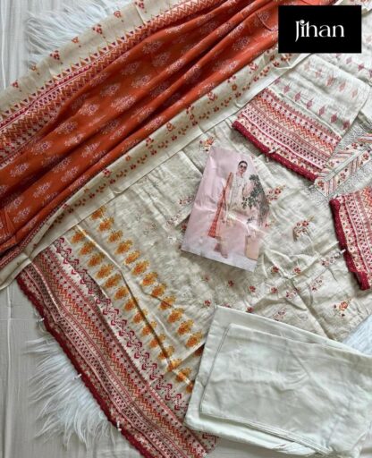JIHAN 3490 SCARLET LAWN VOL 4 PAKISTANI SUITS ONLINE JIHAN 3490 SCARLET LAWN VOL 4, PAKISTANI SUITS AT THE BEST PRICE, SALWAR KAMEEZ WHOLESALE, SALWAR SUITS IN SINGLE  JIHAN, Pakistani Suits, Salwar Kameez, Single, Suits