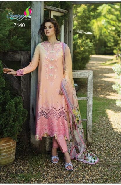 SANIYA TRENDZ 7140 MUSHQ VOL PAKISTANI SUITS WITH PRICE BEST QUALITY PAKISTANI SUITS, PAKISTANI SUITS AT MANUFACTURER PRICE, PAKISTANI SUITS BEST PRICE, PAKISTANI SUITS COLLECTION, PAKISTANI SUITS ONLINE SHOPPING, PAKISTANI SUITS ONLINE SHOPPING IN INDIA, PAKISTANI SUITS WHOLESALE, SANIYA TRENDZ 7140 MUSHQ VOL  Pakistani Suits, Salwar Kameez, SANIYA TRENDZ, Single, Suits
