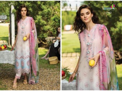 SANIYA TRENDZ 7142 MUSHQ VOL PAKISTANI SUITS ONLINE INDIA BEST QUALITY PAKISTANI SUITS, PAKISTANI SUITS AT MANUFACTURER PRICE, PAKISTANI SUITS BEST PRICE, PAKISTANI SUITS COLLECTION, PAKISTANI SUITS ONLINE SHOPPING, PAKISTANI SUITS ONLINE SHOPPING IN INDIA, PAKISTANI SUITS WHOLESALE, SANIYA TRENDZ 7142 MUSHQ VOL  Pakistani Suits, Salwar Kameez, SANIYA TRENDZ, Single, Suits