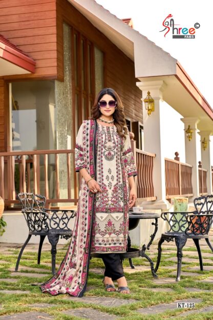 SHREE FABS KT 125 DESIGNER PAKISTANI SUITS WITH PRICE PAKISTANI SUITS IN SINGLE, PAKISTANI SUITS LATEST COLLECTION, PAKISTANI SUITS MANFUACTURER, PAKISTANI SUITS WHOLESALER, SALWAR KAMEEZ WHOLESALER, SHREE FABS KT 125  AL KHUSHBU, Pakistani Suits, Salwar Kameez, SHREE FABS, Single, Suits